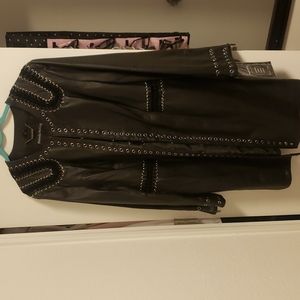 Pamela McCoy genuine leather jacket